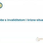 Edukacija o kriznim situacijama za osobe s invaliditetom