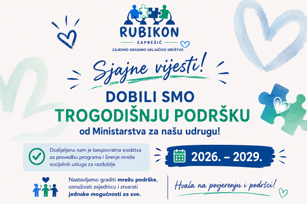 Ministarstvo nam dodijelilo trogodišnju podršku